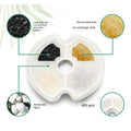 4/8 Pcs Pet Water Dispenser Filter Cotton Activated Carbon & Resin Dog Water Fountain Filters Pet Fountain Replacement Filters