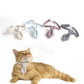 Cute Bowknot Cat Collar Breakaway Necklace Quick Release Tie Pet Accessories Adjustable Safety Buckle Collars for Cats Puppy