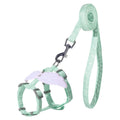 62CE Adjustable Cats Leashes Cats Harness and Leashes for Walking Escape Proof No Pull Cartoon Wing Strap Soft Leashes