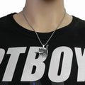 Killer Cat Pendant Necklace for Women Men Cute Punk Doodle Black Cat Jewelry Decoration Party Gifts