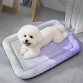 Ice Silk Pet Cooling Bed/Ice Pad, Summer Cooling Essential, Cozy Sleeping Bed for Cats and Dogs