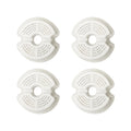 4/8 Pcs Pet Water Dispenser Filter Cotton Activated Carbon & Resin Dog Water Fountain Filters Pet Fountain Replacement Filters