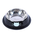 Pet Feeding Bowls Stainless Steel Non-slip Anti-spill Dog Bowl Durable Anti-fall Cat Puppy Feeder for Puppy Teddy Kitten