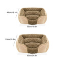 Rectangle Dog Bed Machine Washable Dogs Sleeping Sofa Removable Cushion Non-Slip Bottom Pet Bed For Cats Small Medium Dogs