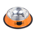 Pet Feeding Bowls Stainless Steel Non-slip Anti-spill Dog Bowl Durable Anti-fall Cat Puppy Feeder for Puppy Teddy Kitten