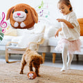 Cartoon Pig Active Moving Pet Plush Toy Washable Interactive Dog Toys USB Rechargeable Talking Moving Dog Ball Toy for Dogs Cats