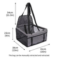 5 color Double Thick Waterproof Travel Accessories Mesh Hanging Bag Folding Pet Supplies Dog Mat Blanket Safety Pet Car Seat Bag