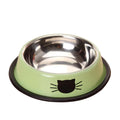 Pet Feeding Bowls Stainless Steel Non-slip Anti-spill Dog Bowl Durable Anti-fall Cat Puppy Feeder for Puppy Teddy Kitten