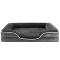 Supportive Orthopedic Dog Bed Memory Foam Waterproof Non-Slip Removable Washable Cover Medium Dogs Comfortable Pet Sofa