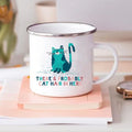 I Have A Plans With My Cat Print Mugs Funny Creative Coffee Enamel Cups Cups for Coffee and Tea Unusual Tea Cup Mug Kawaii Beer