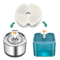 4/8 Pcs Pet Water Dispenser Filter Cotton Activated Carbon & Resin Dog Water Fountain Filters Pet Fountain Replacement Filters