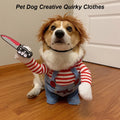 Halloween Dog Costumes Funny Pet Clothes Adjustable Dog Cosplay Costume Sets Novelty Clothing For Medium Large Dogs Pets Clothes