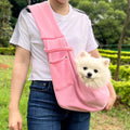 Comfortable Dog Bag Pet Crossbody Shoulder Bag Portable Outdoor Travel Cat Puppy Sling Carrier Bag Pet Carrying Supplies