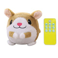 Cartoon Pig Active Moving Pet Plush Toy Washable Interactive Dog Toys USB Rechargeable Talking Moving Dog Ball Toy for Dogs Cats