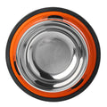 Pet Feeding Bowls Stainless Steel Non-slip Anti-spill Dog Bowl Durable Anti-fall Cat Puppy Feeder for Puppy Teddy Kitten