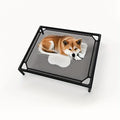 Cooling Elevated Dog Bed - Raised for Dogs, Cat, Outdoor With Guardrail, Breathable Mesh, Portable Camping Cot