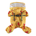 Pet Raincoat Dog Clothes Cat Four Feet Fruit Print Water Proof Clothing Dogs Small Chihuahua Summer Yollow Breathable Girl Pug