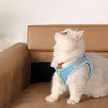 Cat Harness Leash Set Adjustable Dog Cat Collar for French Bulldog Harness Vest Puppy Chihuahua Pet Outdoor Walking Lead Leash