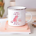 I Have A Plans With My Cat Print Mugs Funny Creative Coffee Enamel Cups Cups for Coffee and Tea Unusual Tea Cup Mug Kawaii Beer