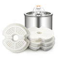 4/8 Pcs Pet Water Dispenser Filter Cotton Activated Carbon & Resin Dog Water Fountain Filters Pet Fountain Replacement Filters