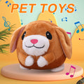 Cartoon Pig Active Moving Pet Plush Toy Washable Dog Ball USB Rechargeable Interactive Dog Toys for Dogs Cats