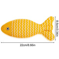 1PC Fun Cat Sackcloth Fish Toy High With Catnip Fish Pet Cat Gnawing Inside The Toy Room
