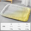 Ice Silk Pet Cooling Bed/Ice Pad, Summer Cooling Essential, Cozy Sleeping Bed for Cats and Dogs