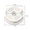 4/8 Pcs Pet Water Dispenser Filter Cotton Activated Carbon & Resin Dog Water Fountain Filters Pet Fountain Replacement Filters