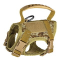 Outdoor Tactical Cat Harness For Walking Escape Proof Adjustable Waterproof Pet Harness Soft Mesh Vest For Large Cat Small Dog