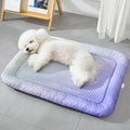 Ice Silk Pet Cooling Bed/Ice Pad, Summer Cooling Essential, Cozy Sleeping Bed for Cats and Dogs