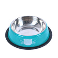 Pet Feeding Bowls Stainless Steel Non-slip Anti-spill Dog Bowl Durable Anti-fall Cat Puppy Feeder for Puppy Teddy Kitten